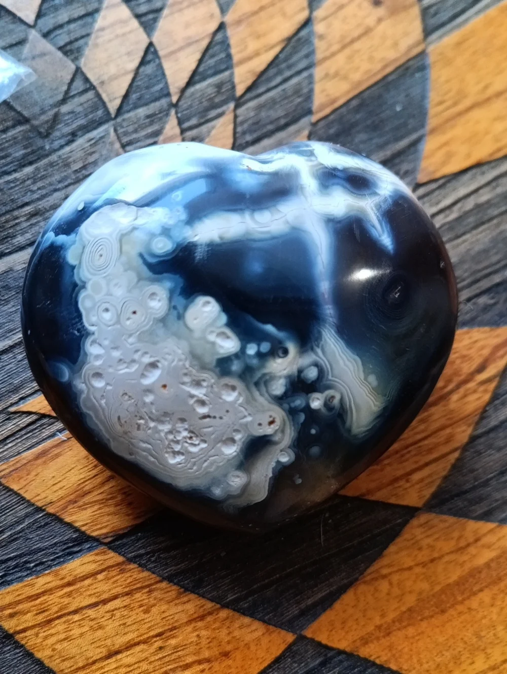 Orco Agate Heart Crystal
